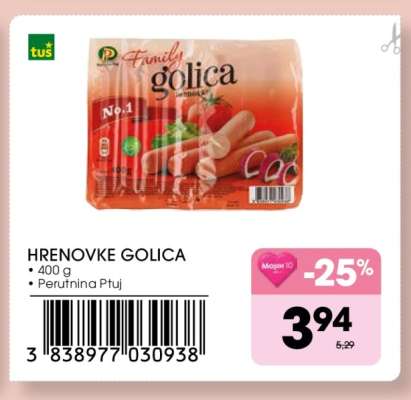 HRENOVKE GOLICA