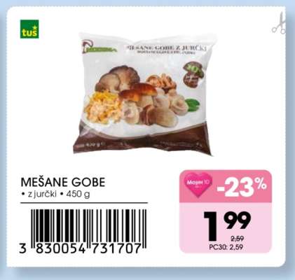 MEŠANE GOBE