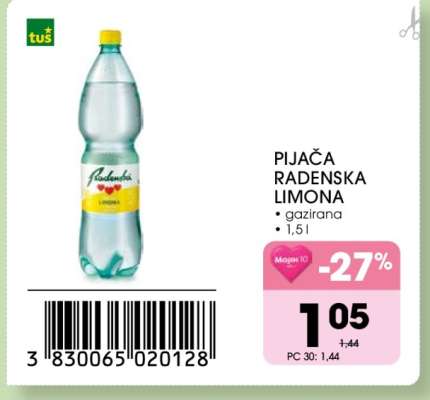 Pijača Radenska Limona