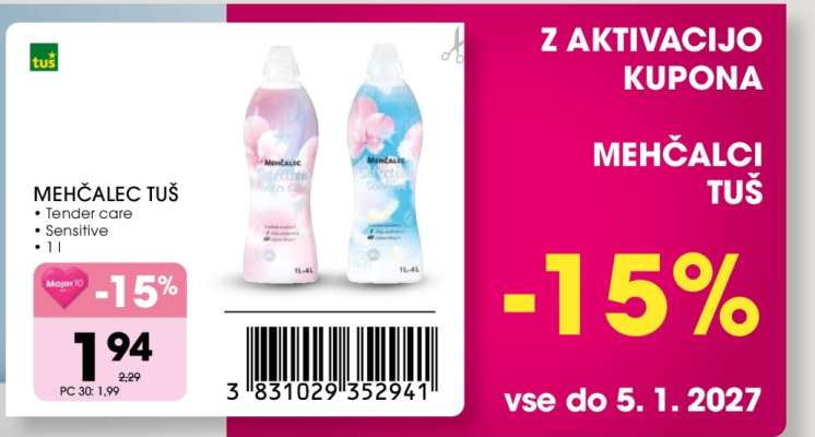 Mehčalec Tuš