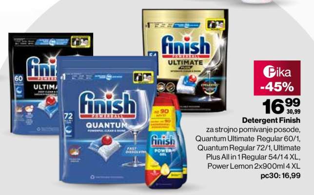 Detergent Finish