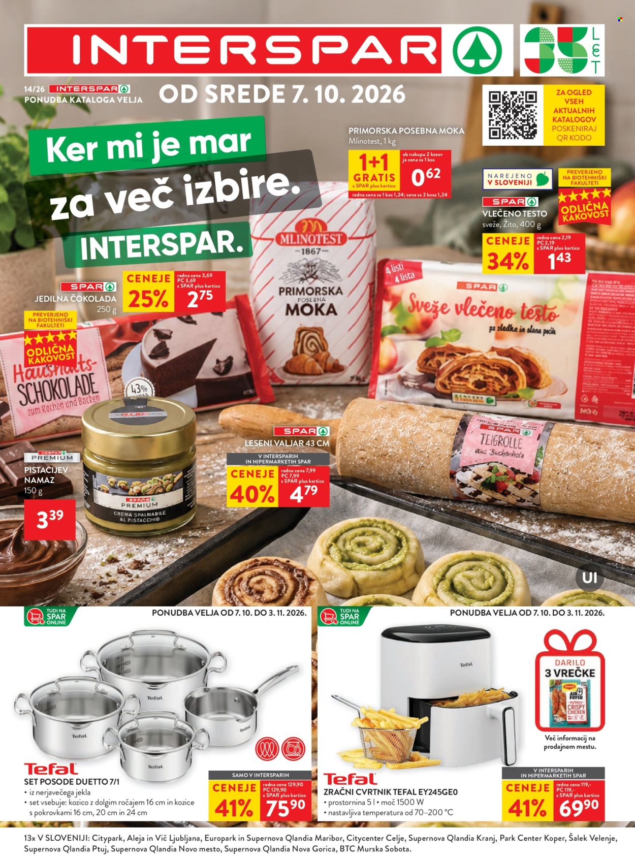 INTERSPAR katalog - 07.10.2026 - 20.10.2026. Stran 1