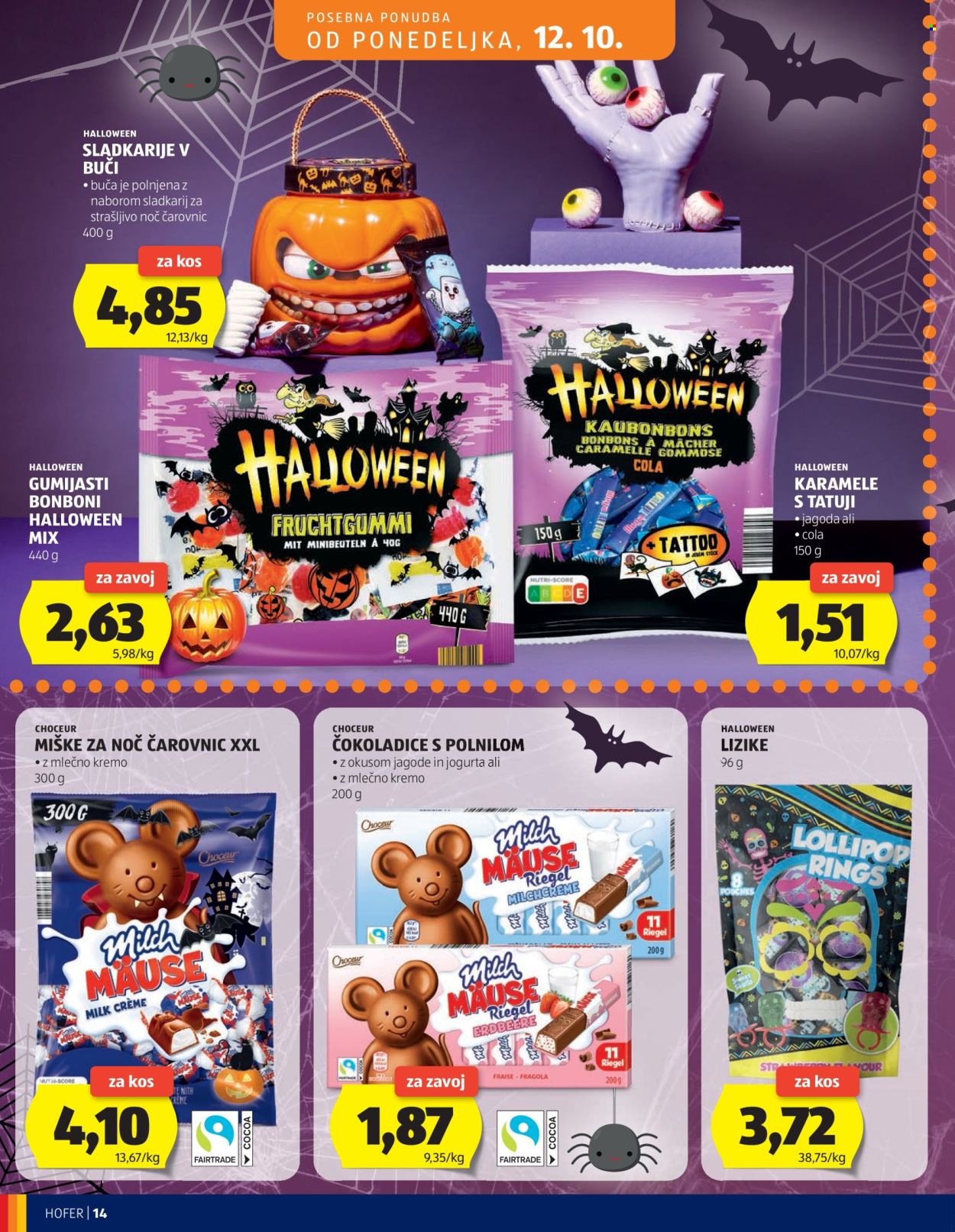 Hofer katalog - 07.10.2026 - 15.10.2026. Stran 14