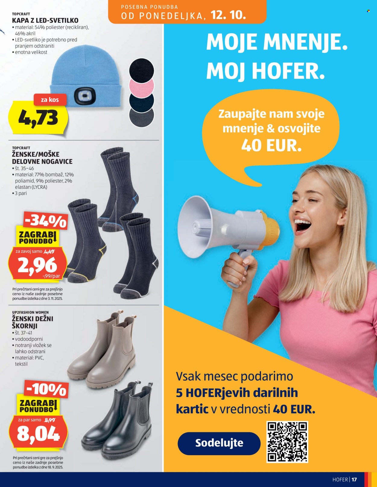 Hofer katalog - 07.10.2026 - 15.10.2026. Stran 17