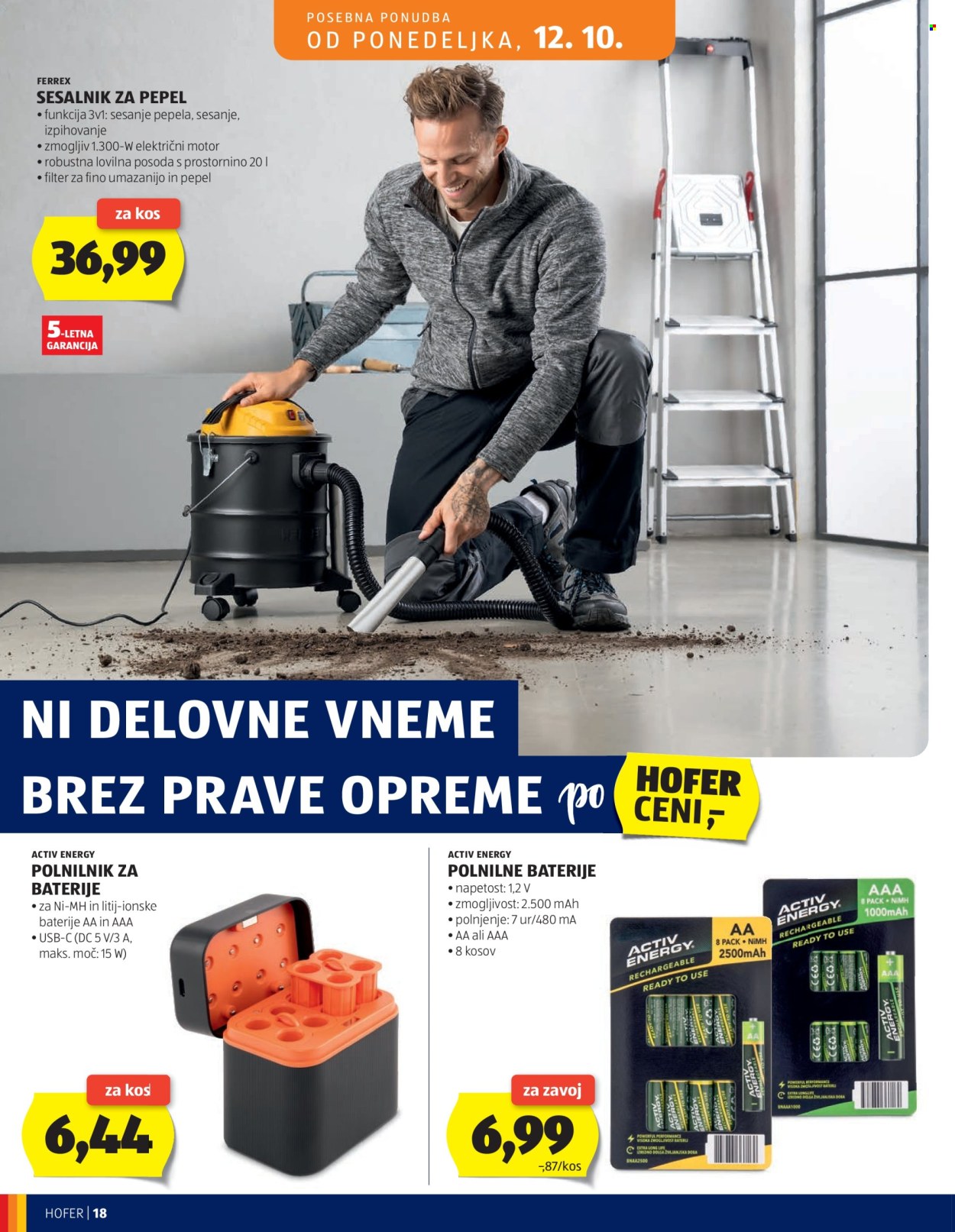 Hofer katalog - 07.10.2026 - 15.10.2026. Stran 18