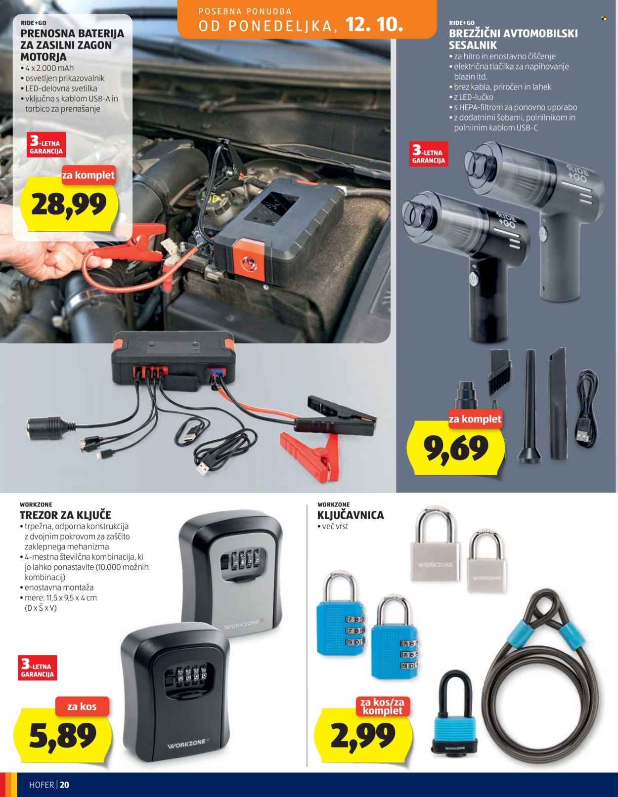 Hofer katalog - 07.10.2026 - 15.10.2026. Stran 20