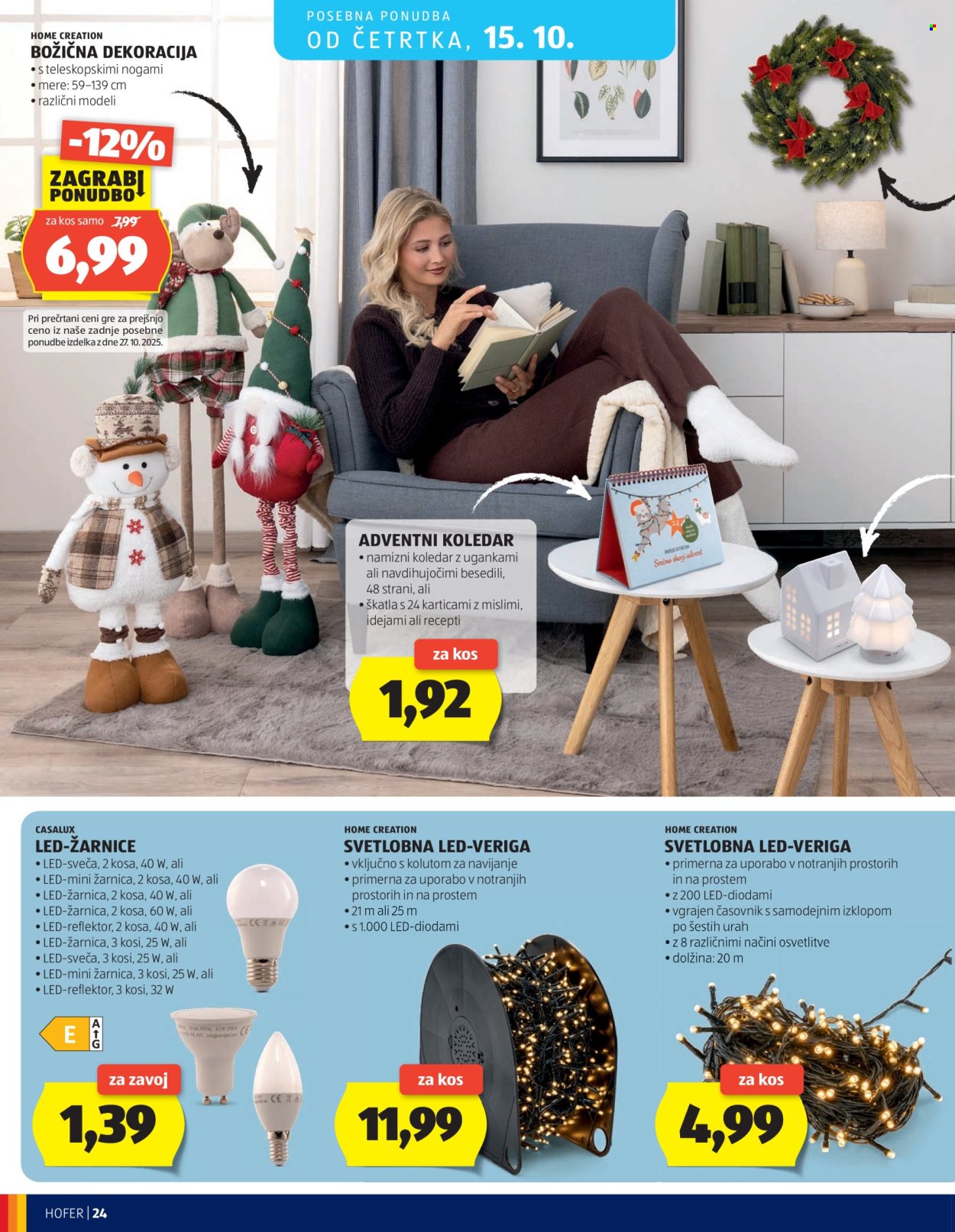 Hofer katalog - 07.10.2026 - 15.10.2026. Stran 24