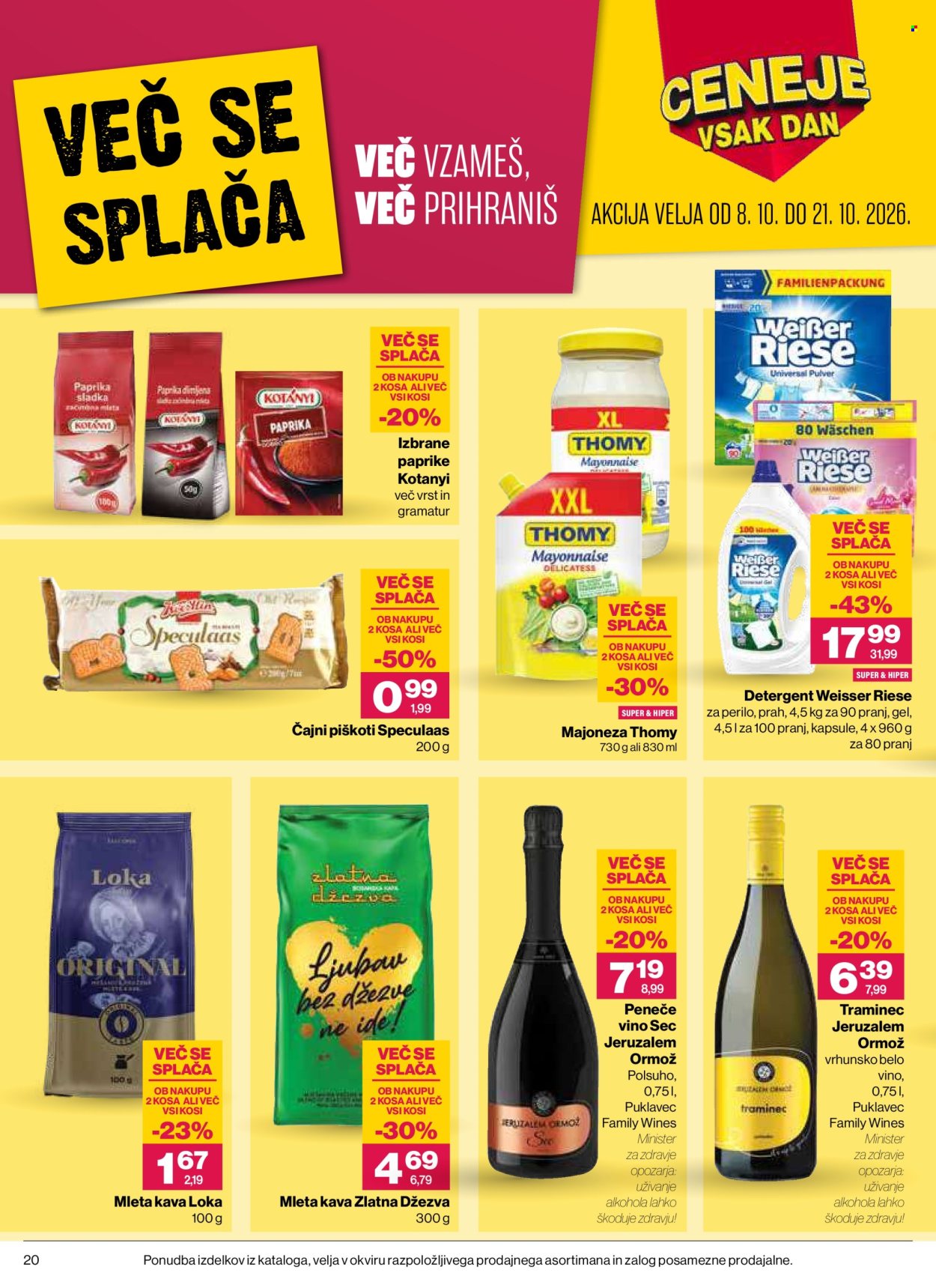 Mercator katalog - 08.10.2026 - 14.10.2026. Stran 20
