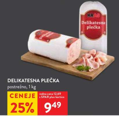 DELIKATESNA PLEČKA