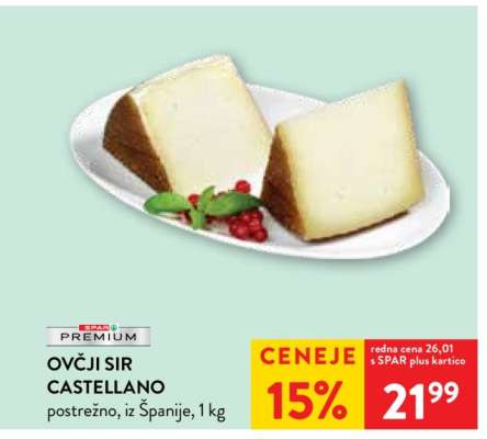 OVČJI SIR CASTELLANO