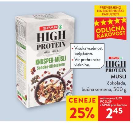 SPAR High Protein Musli
