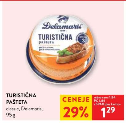 TURISTIČNA PAŠTETA