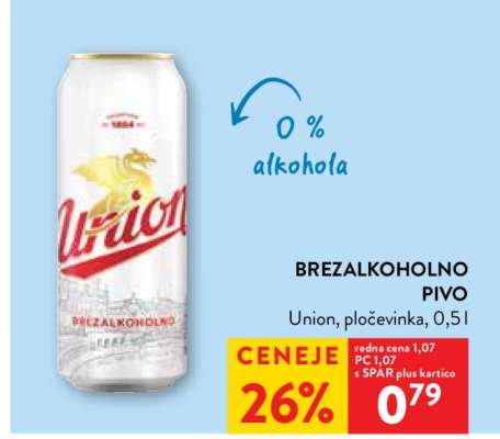 Brezalkoholno Pivo Union