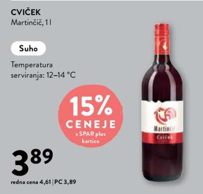 Cviček Martinčič, 1 l