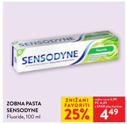 ZOBNA PASTA SENSODYNE