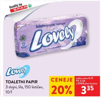 Lovely Toaletni Papir