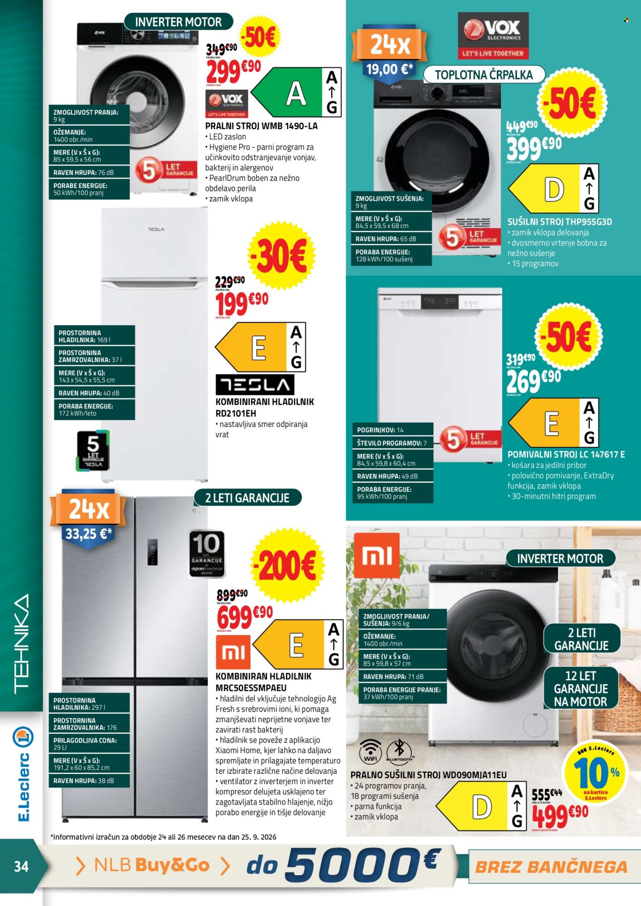 E.Leclerc katalog - 07.10.2026 - 17.10.2026. Stran 34