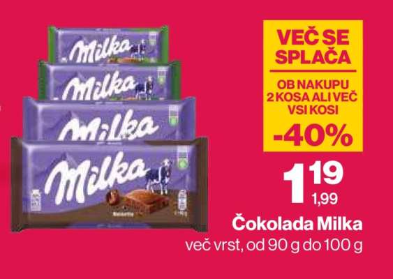 ČOKOLADA MILKA