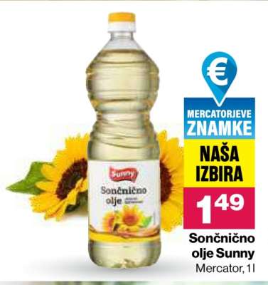 Sončnično olje Sunny