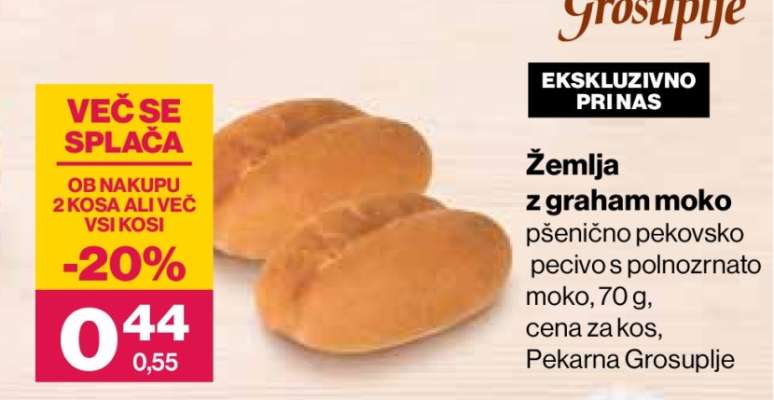 Žemlja z graham moko