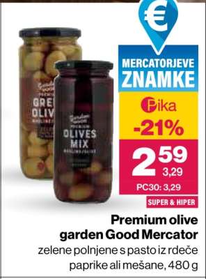 Premium olive garden Good Mercator