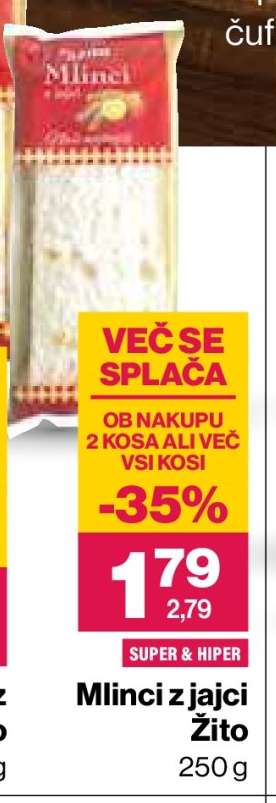Mlince z jajci Žito