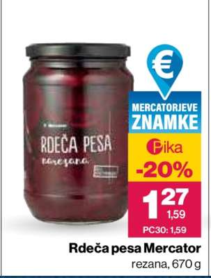 Rdeča pesa Mercator