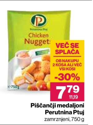 PIŠČANČJI MEDALJONI PERUTNINA PTUJ