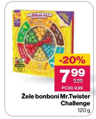 Žele bonboni Mr.Twister Challenge