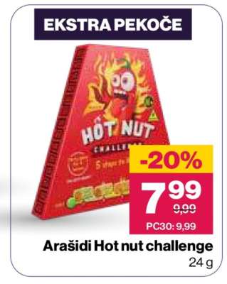 Arašídi Hot nut challenge