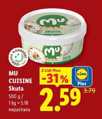 MU CUISINE Skuta