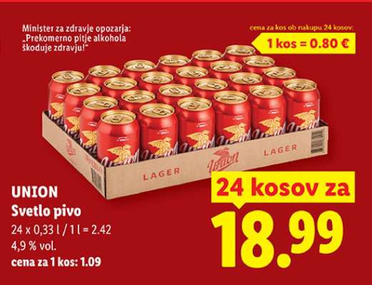 UNION SVETLO PIVO