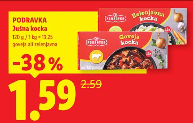 PODRAVKA Jušna kocka