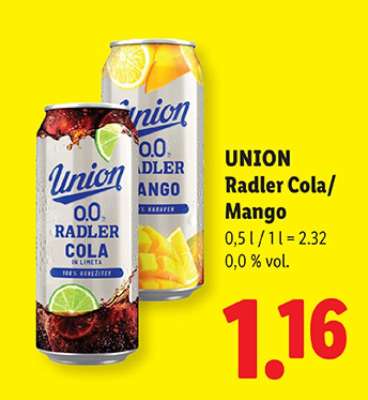 UNION Radler Cola/Mango