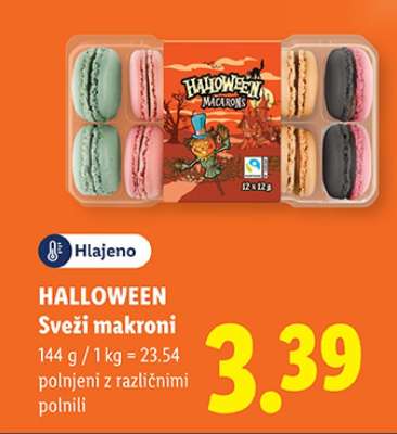 HALLOWEEN Sveži makroni
