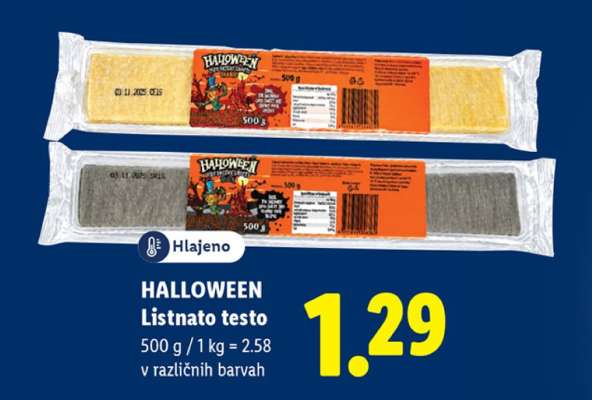 HALLOWEEN Listnato testo
