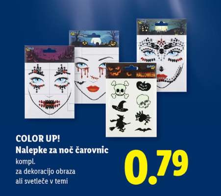 Color up! Nalepke za noč čarovnic