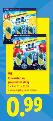 W5 Osvěžilec za pomivalni stroj