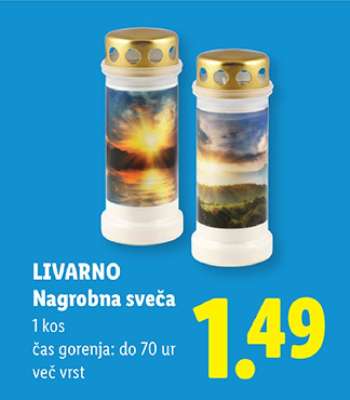 Livarno Nagrobna sveča