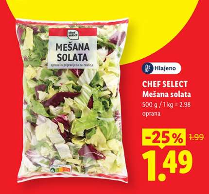 CHEF SELECT Mešana solata