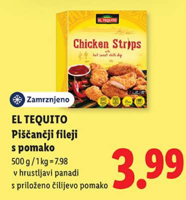 EL TEQUITO Piščančji fileji s pomako