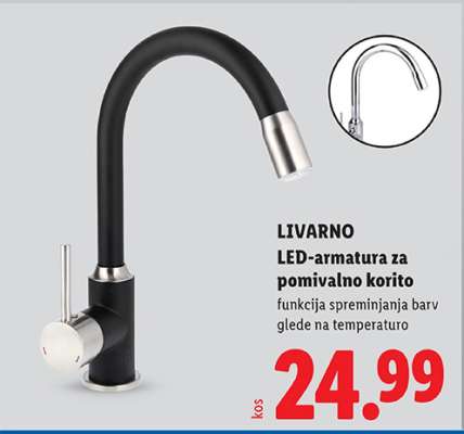 LIVARNO LED-armatura za pomivalno korito
