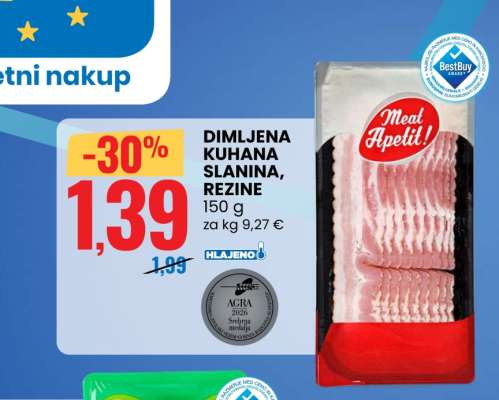 DIMLJENA KUHANA SLANINA, REZINE