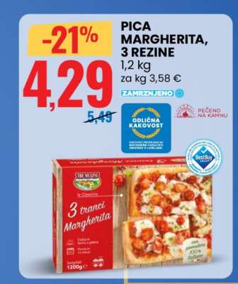 PICA MARGHERITA, 3 REZINE