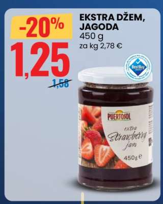 EKSTRA DŽEM, JAGODA
