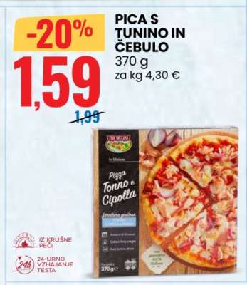 Pica s tunino in čebulo