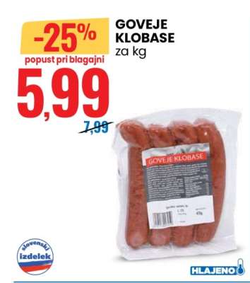 Goveje klobase