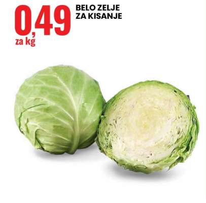 Belo zelje za kiseljenje