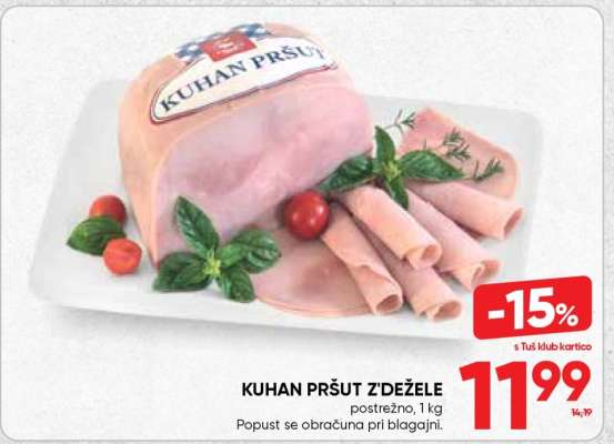 Kuhan pršut Z'dežele