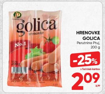 HRENOVKE GOLICA